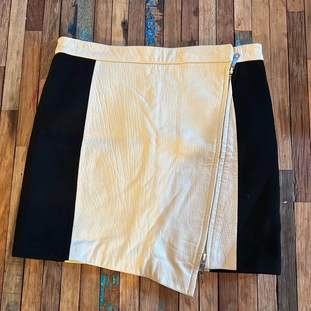 Rebecca Minkoff Leather Skirt Sz 0